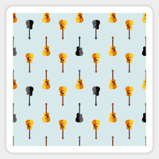 Guitar Pattern Sticker